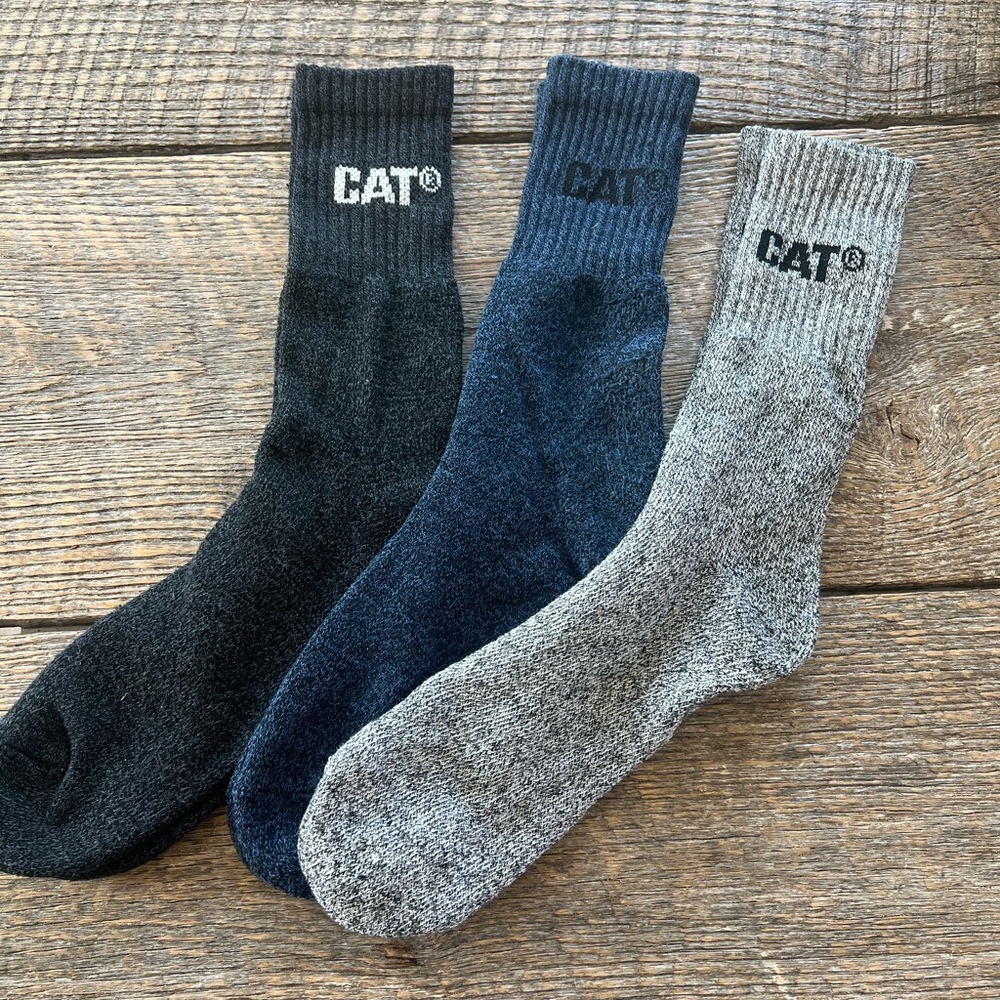 CAT Logo Crew Socks Set